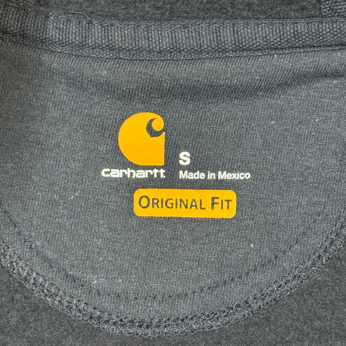 S) 칼하트 미드웨이트 오리지널핏 후드집업 네이비 상품이미지7