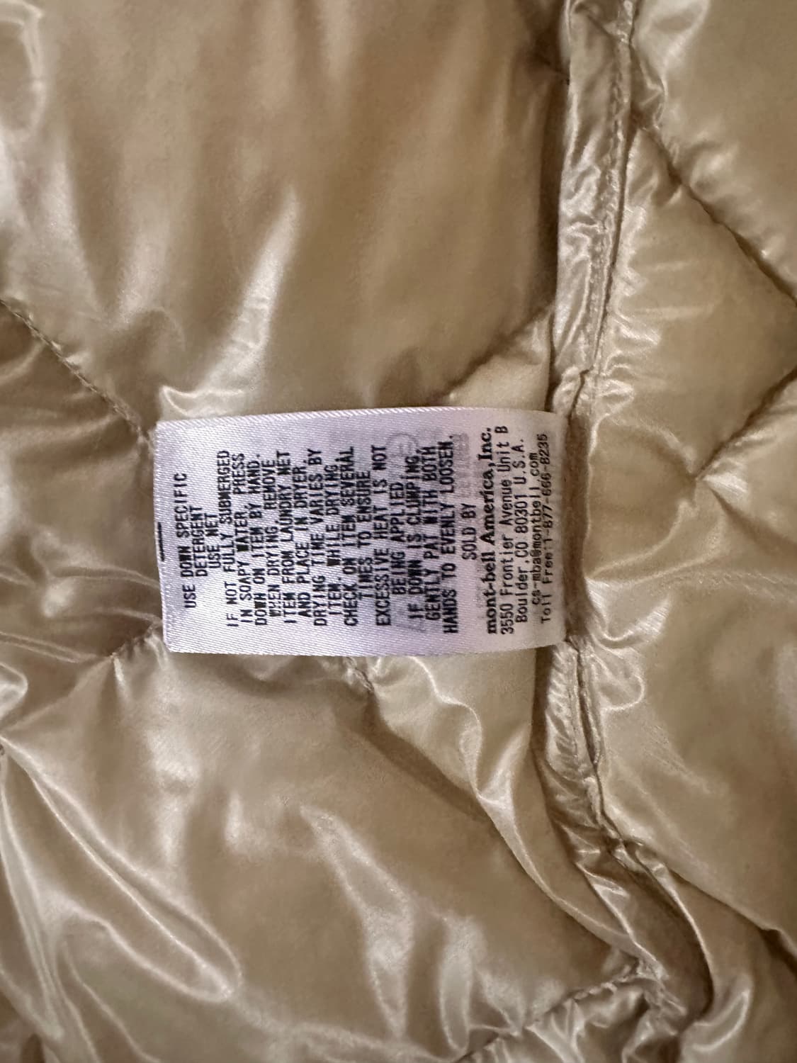 몽벨 수페리어 800 경량패딩 여성 XL 아이보리 상품이미지3