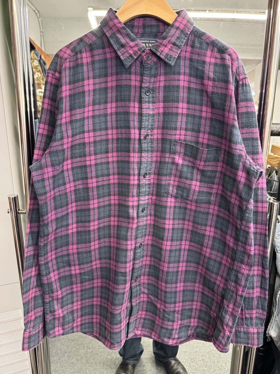 유니클로 플란넬 체크셔츠 상품이미지1