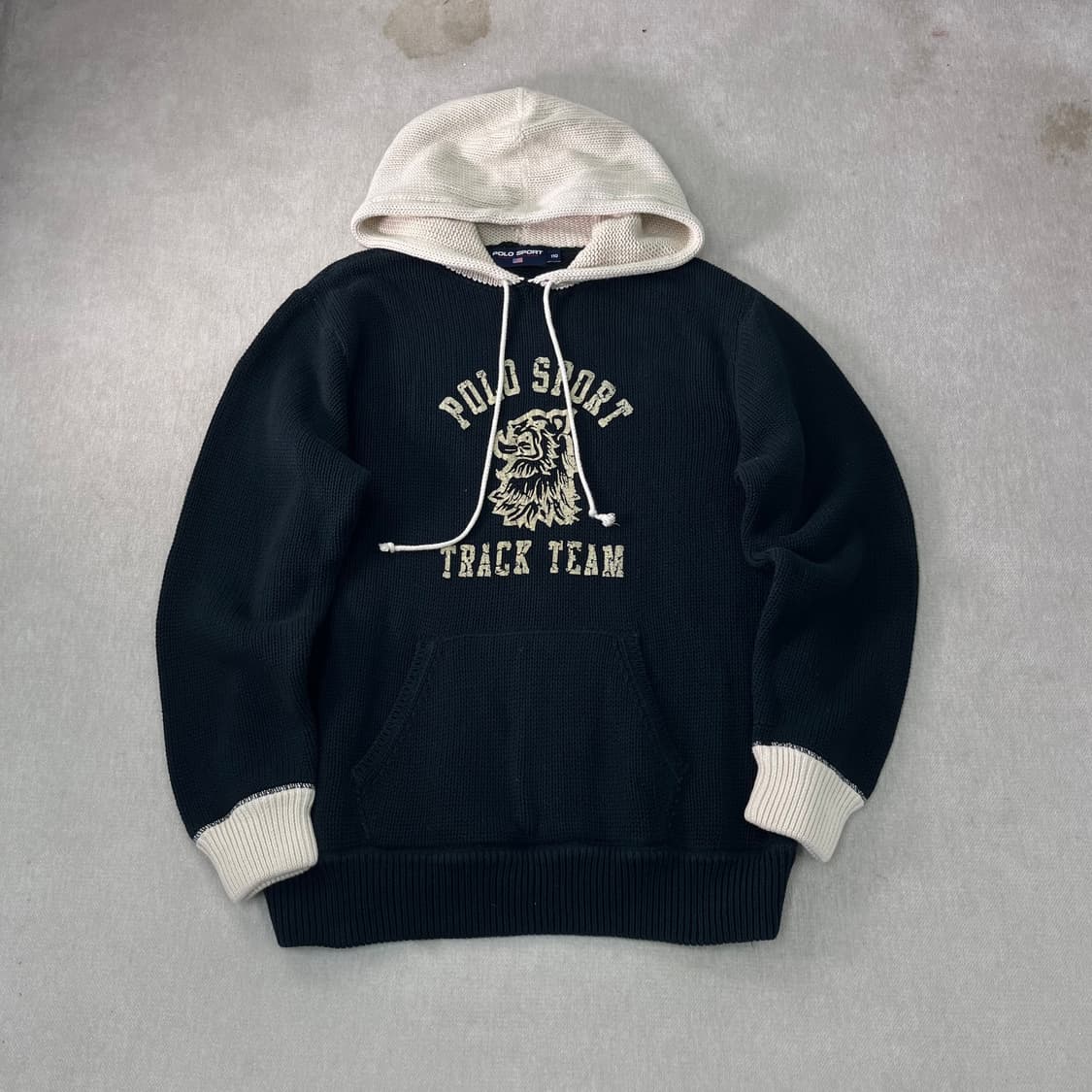 100 폴로랄프로렌 스포츠 니트 후드티 상품이미지1