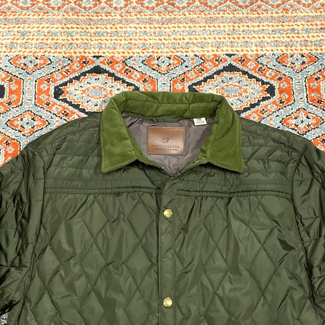 스카치앤소다 카키 퀼팅자켓 여성XXL 상품이미지3