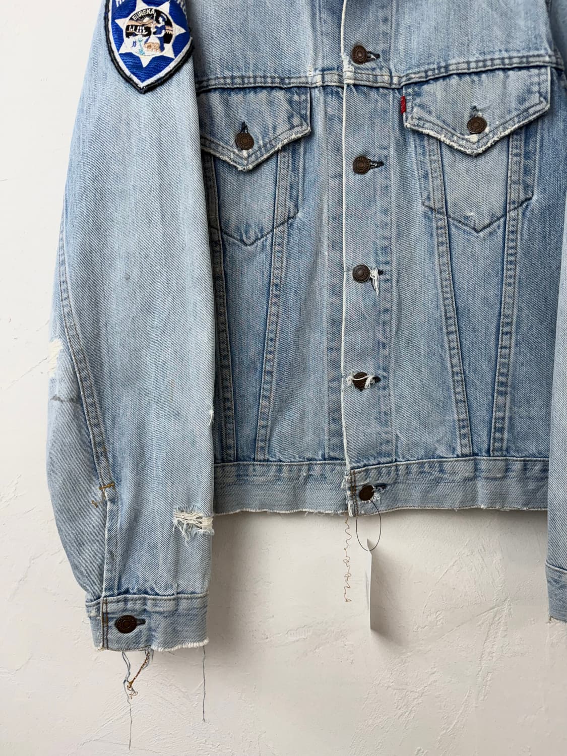 빈티지 리바이스 하드 페이디드 데님 자켓 상품이미지4