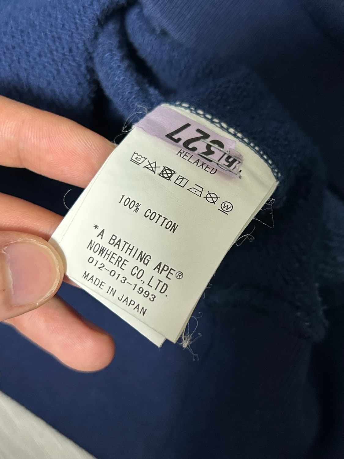 베이프 청계 후드 L size 상품이미지4