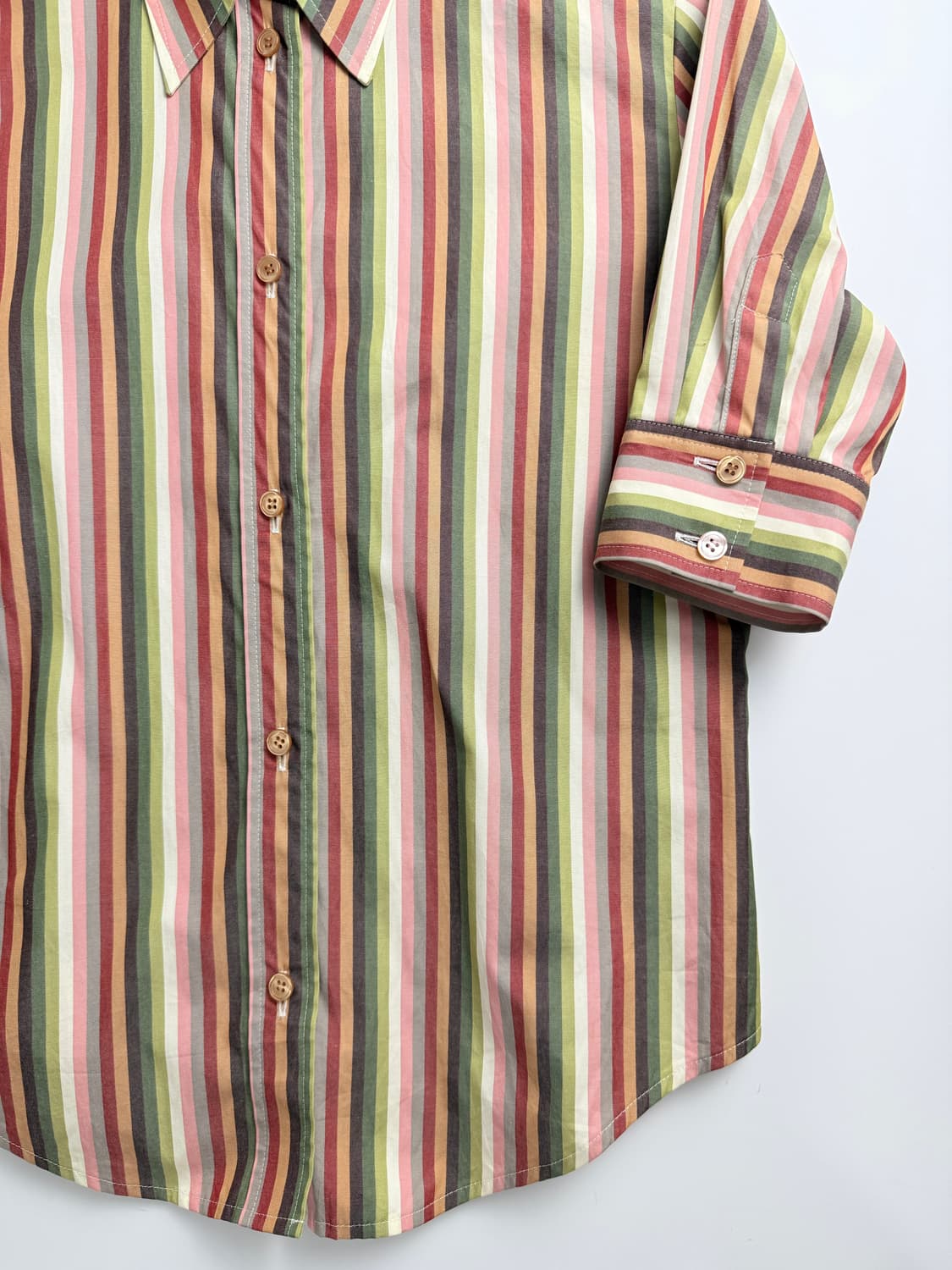 빈티지 Paul Smith 스트라이프 반팔 셔츠 상품이미지3