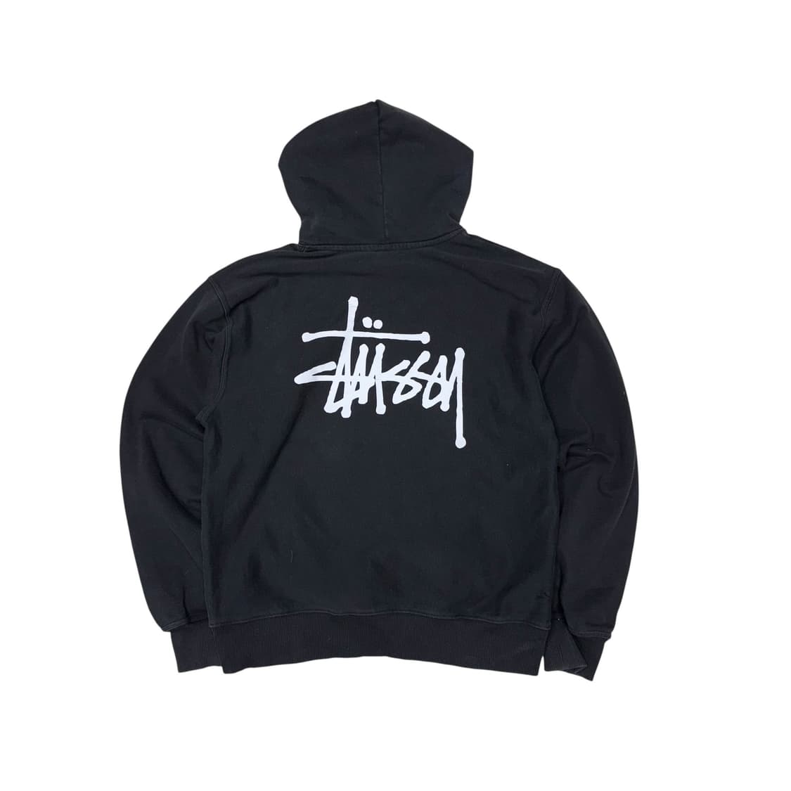 [L] 스투시 베이직 블랙 후드티 상품이미지4