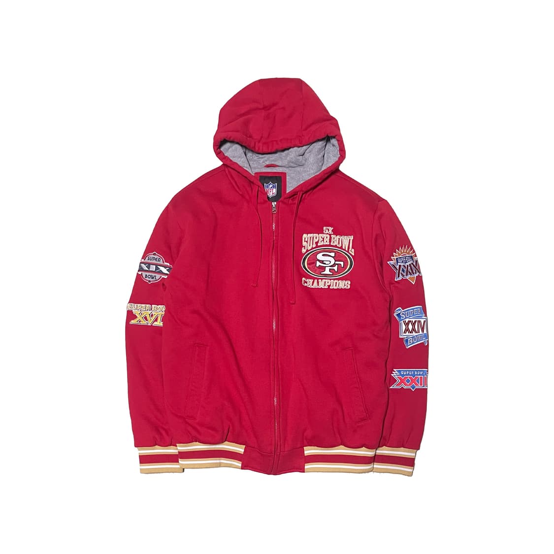 NFL 샌프란시스코 49ers 파워 포워드 후드집업 점퍼 상품이미지1