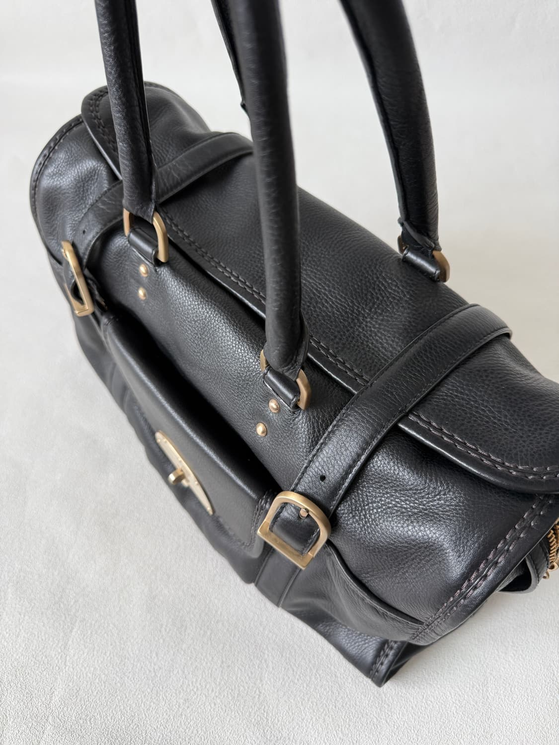 타미 힐피거(Tommy Hilfiger) 레더 보스턴백 상품이미지4