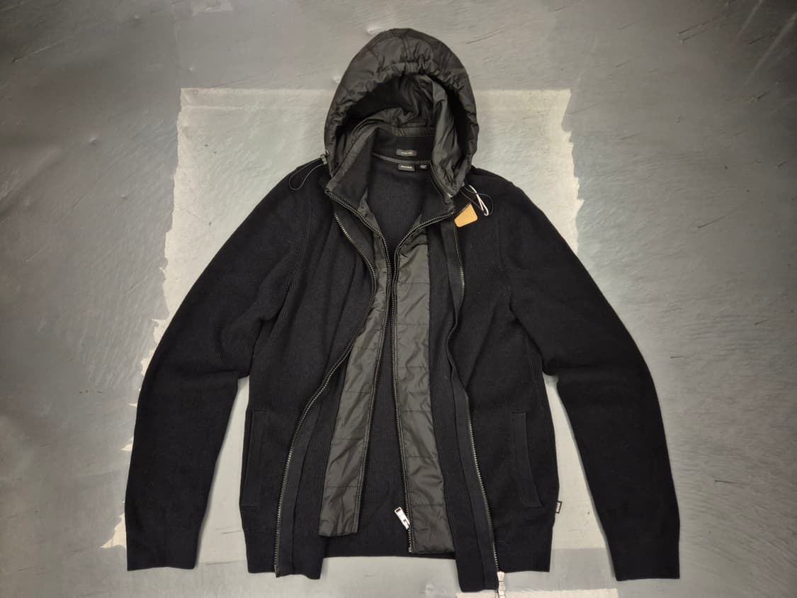 HUGO BOSS 울 패디드 니트 짚업 상품이미지1