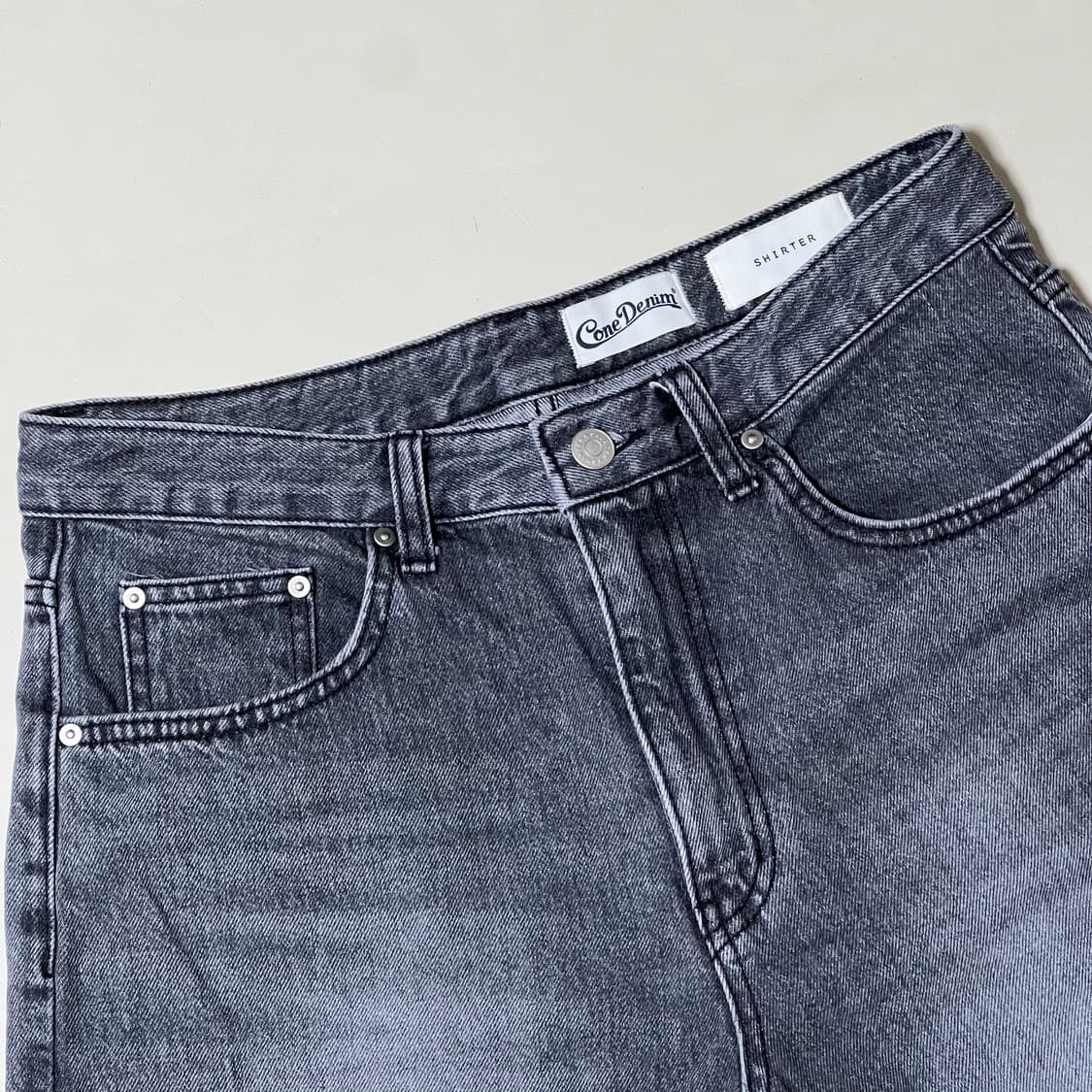 셔터 퍼스트에디션데님 블리치드그레이 M 상품이미지1