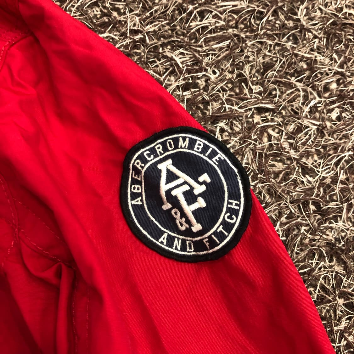 아베크롬비 레드 바람막이 후드집업 자켓 상품이미지3