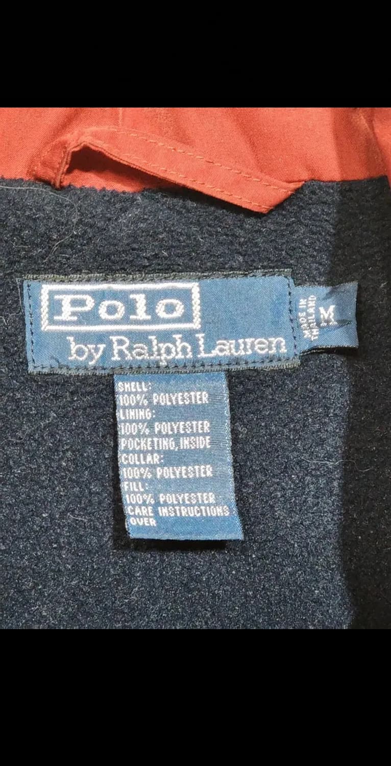 (XL) 랄프로렌 폴로 점퍼 빨강 로고 자켓 안감기모  상품이미지3
