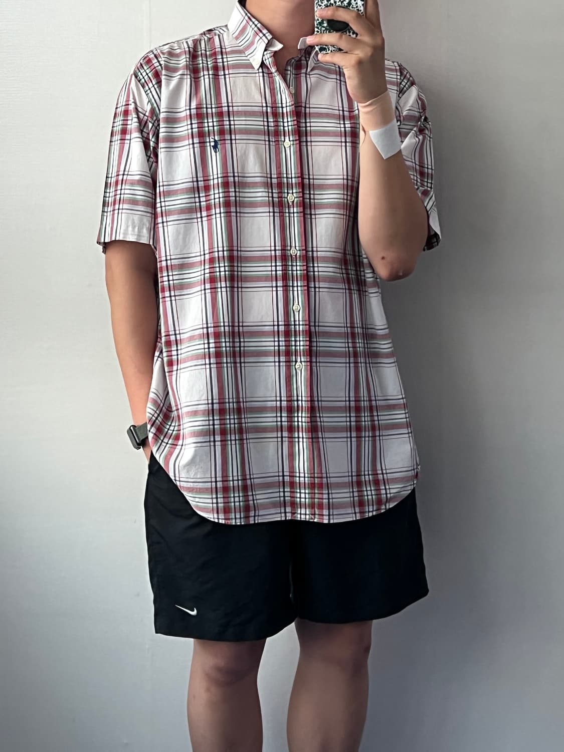 폴로 랄프로렌 체크 반팔셔츠 105 상품이미지7