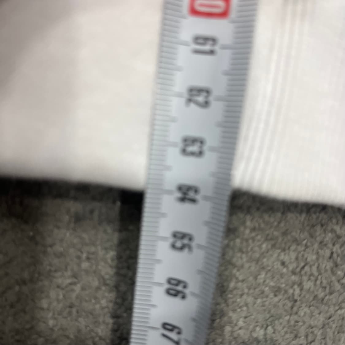L 다이나핏 화이트 후드티 상품이미지8