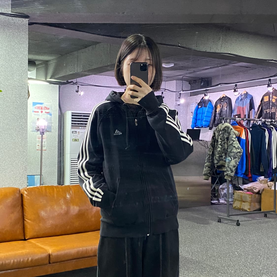 아디다스 이큅먼트 스몰로고 후드집업 B3416 상품이미지1