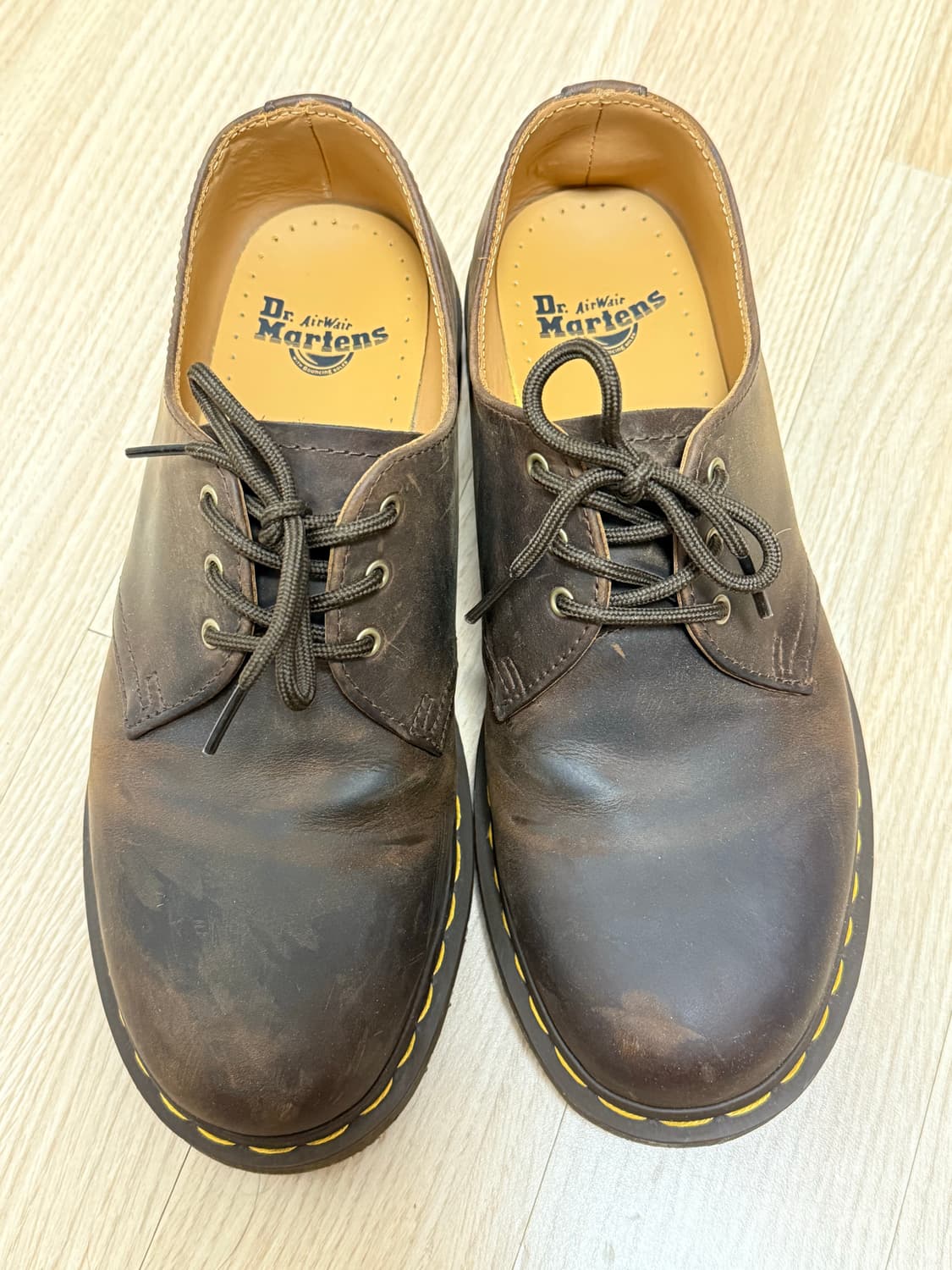 닥터마틴 1461 크레이지호스 빈티지브라운 270사이즈 상품이미지2