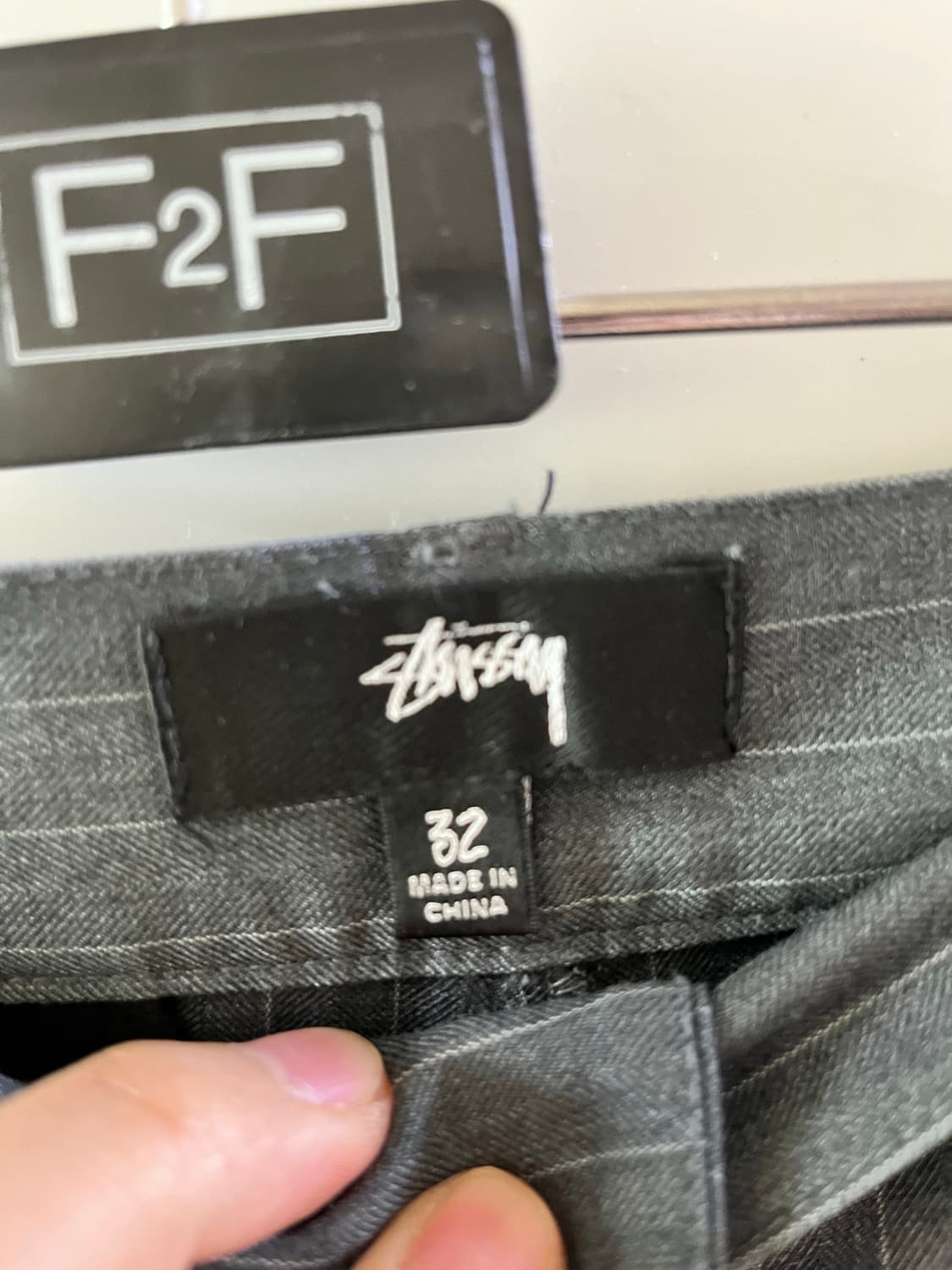 스투시 스트라이프 볼륨 트라우저 사이즈32 판매 상품이미지2