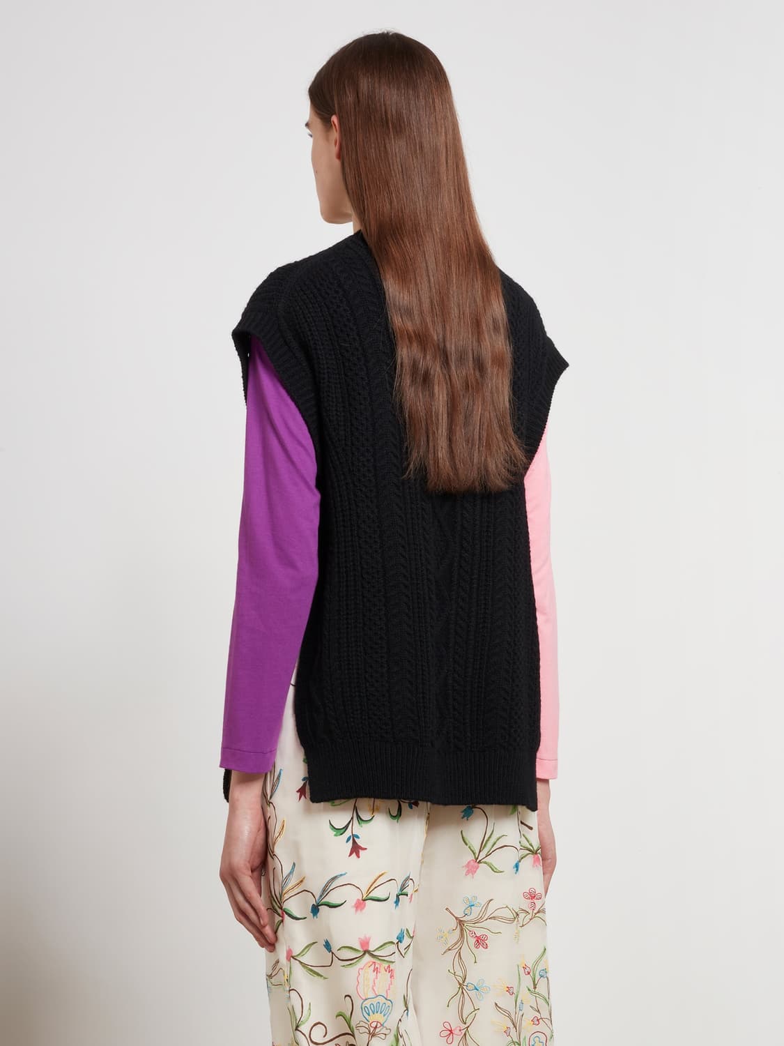 22aw 타오 꼼데가르송 셔틀랜드 울 니트 베스트 s 상품이미지4