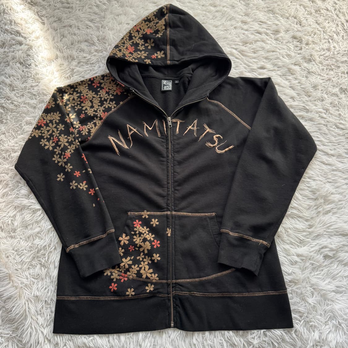 NAMITATSU 일본빈티지 오리엔탈 후드집업 오리엔탈후드집업 L 105 상품이미지2