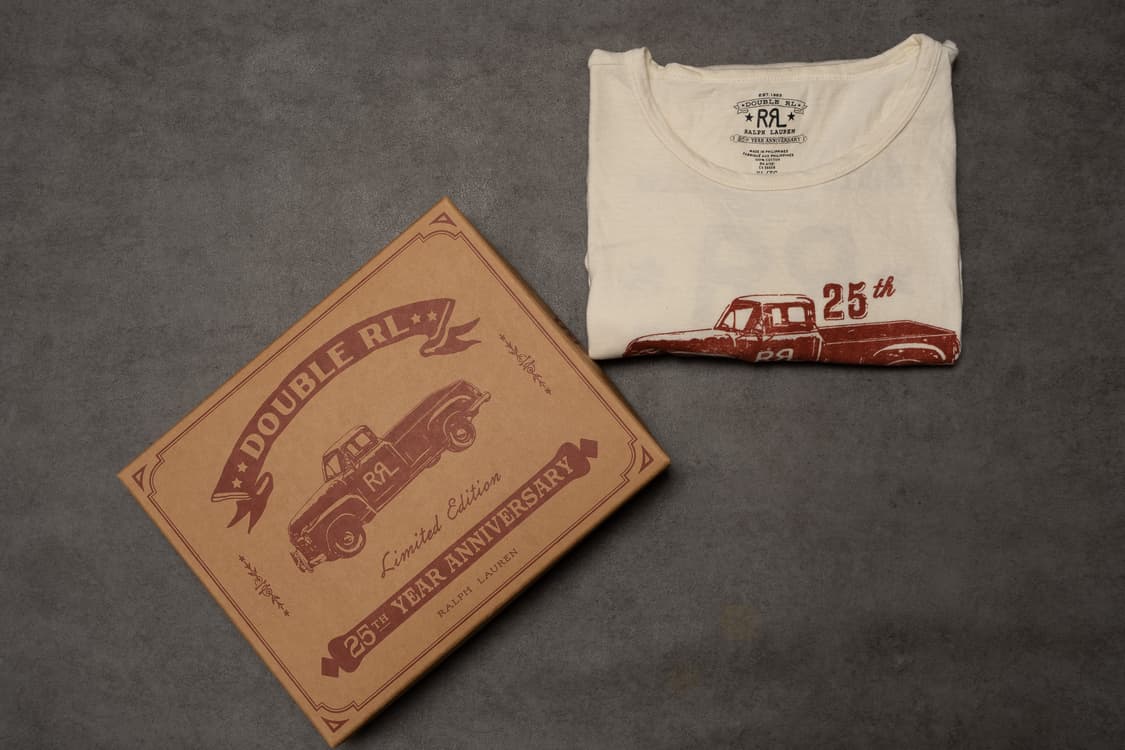 RRL 더블알엘 25주년 티셔츠 상품이미지1