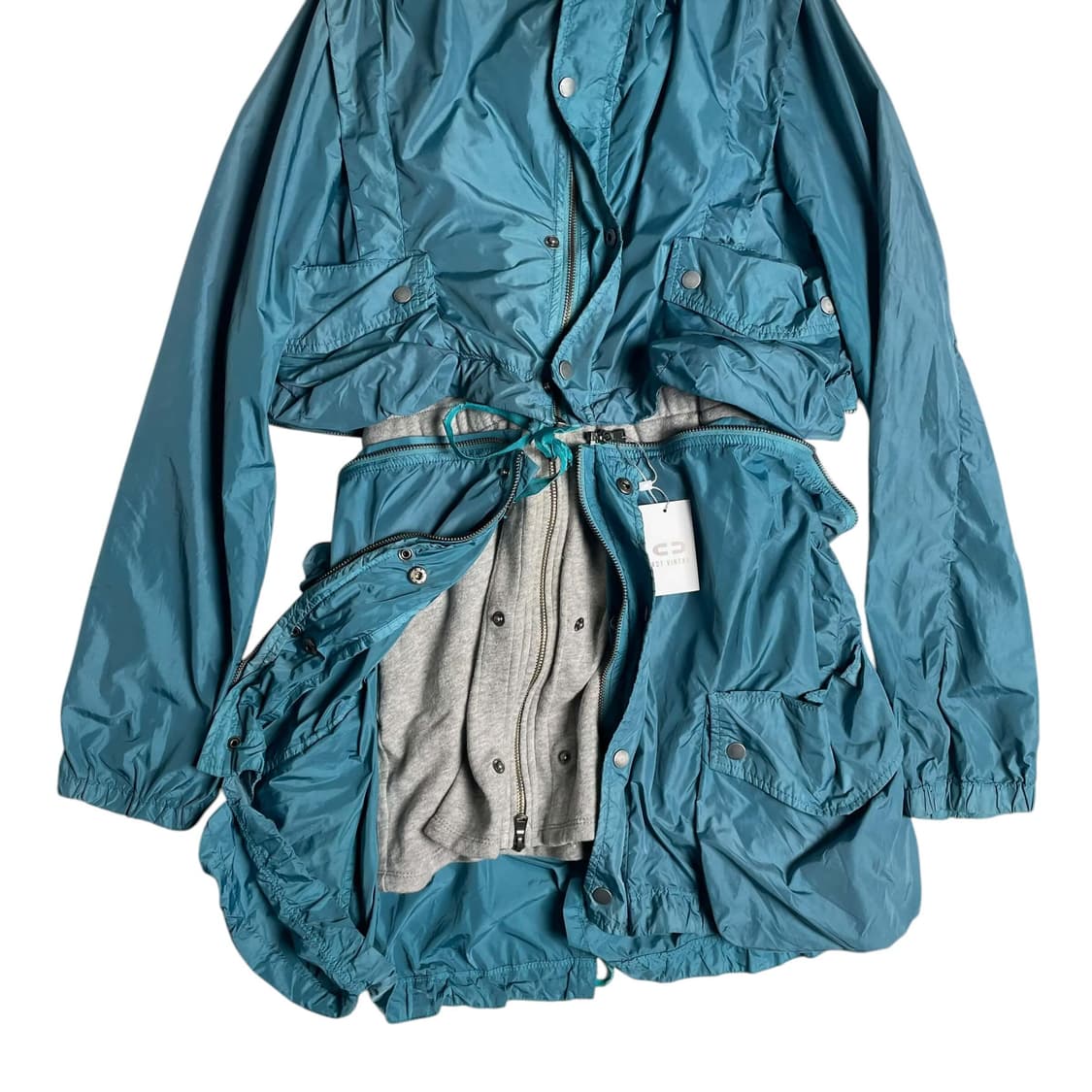 Diesel 탈부착가능한 나일론&져지 코트 상품이미지6