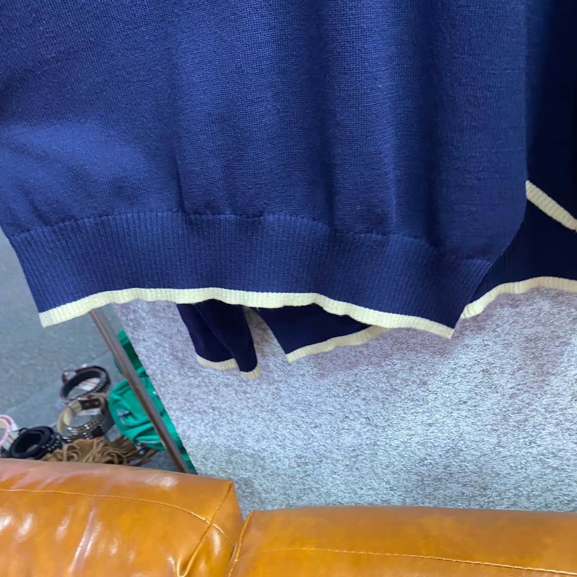 세터 더블린 언발란스 하프집업 니트 B4345 상품이미지4