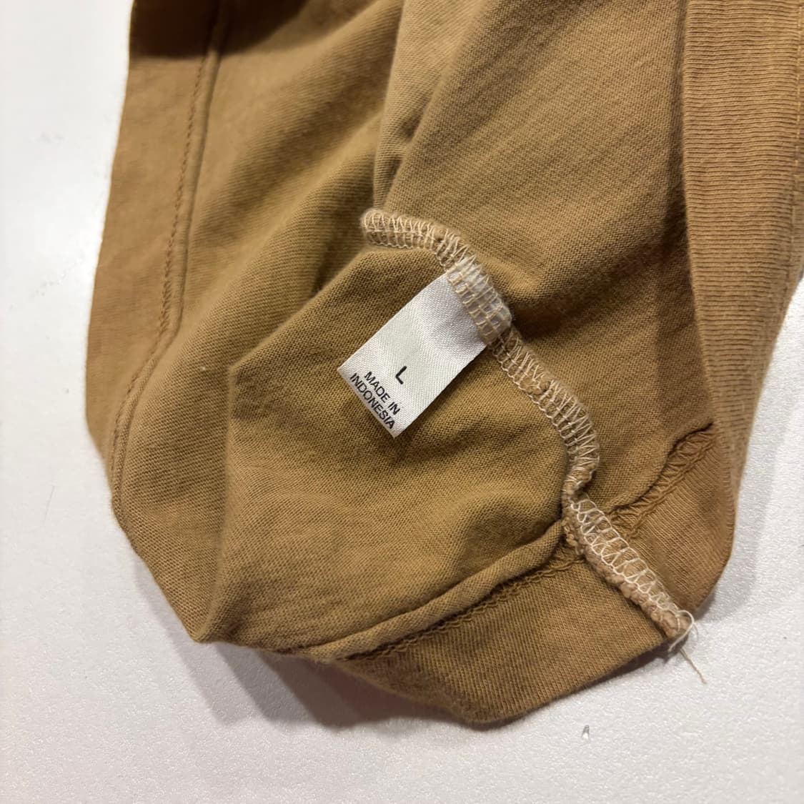 [L] Affliction 어플릭션 Y2K 반팔 티셔츠 베이지 C900 상품이미지6