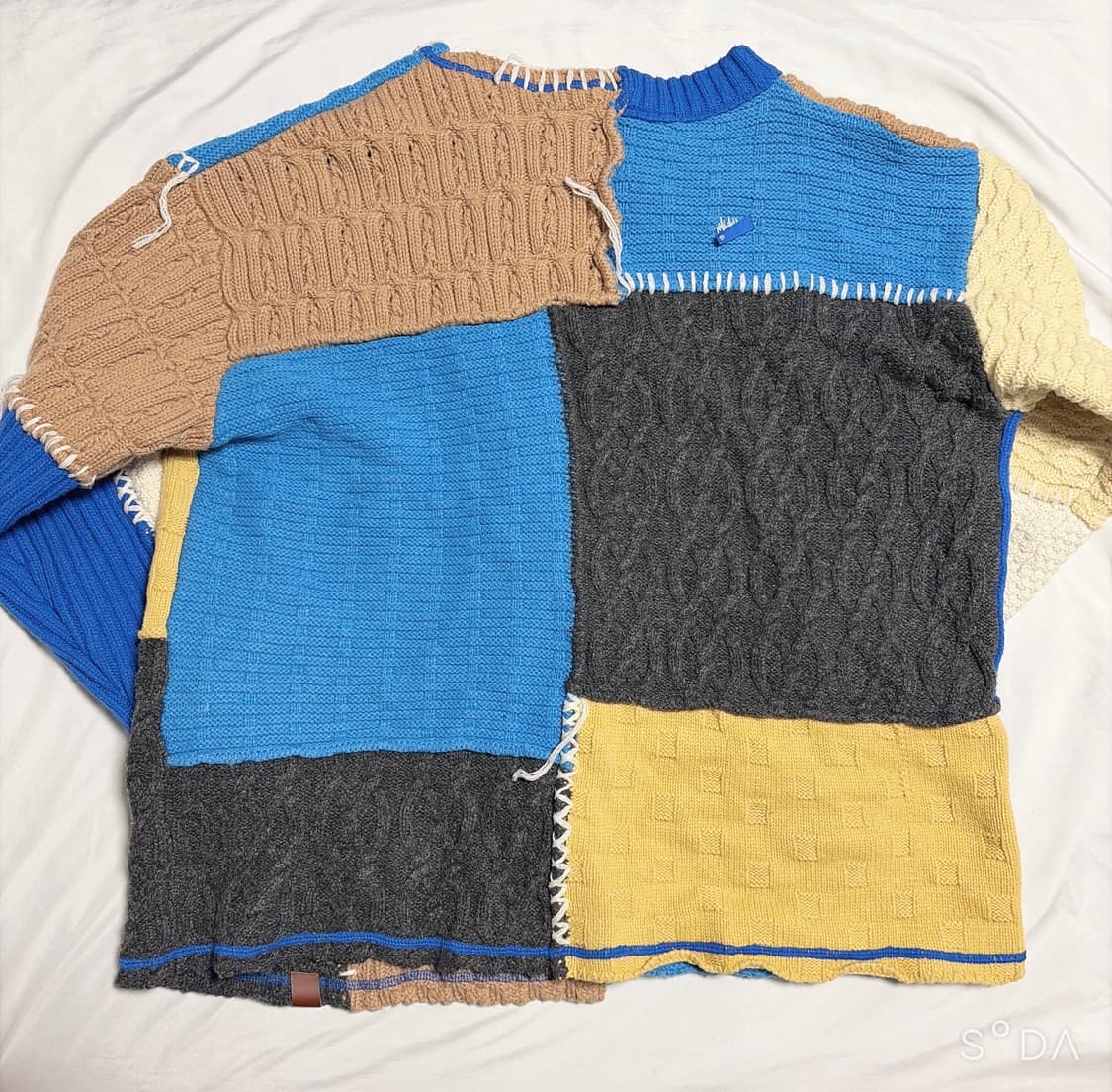 자라 아더에러 패치워크 니트 가디건 상품이미지3