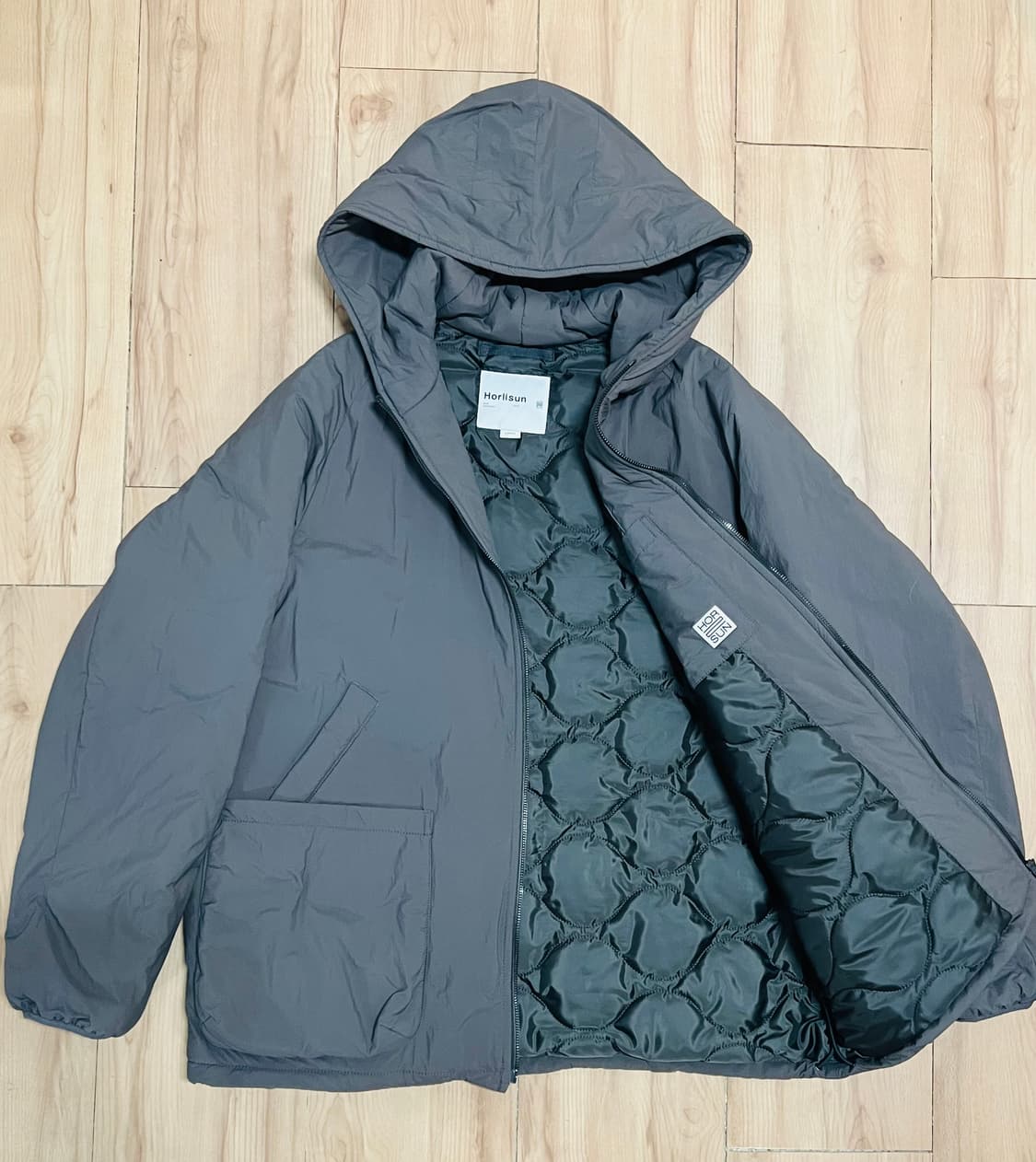 Horlisun 홀리선 워터 리펠런트 패딩 후디 자켓 L 상품이미지3