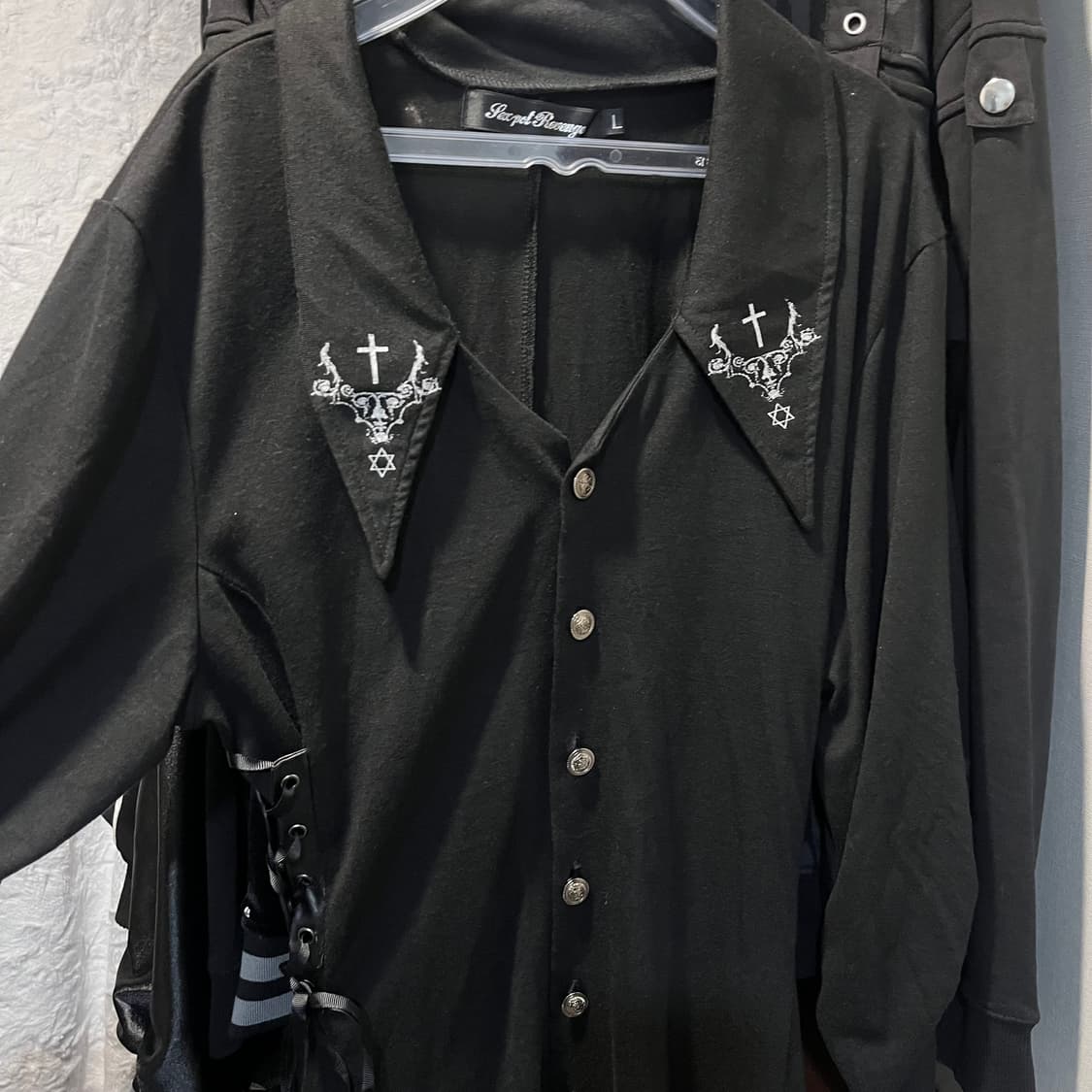 sexpotrevenge 고딕 십자가 롱원피스 고스펑크 상품이미지2