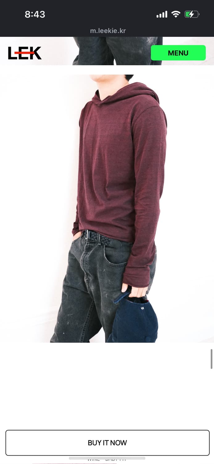 리키 후드 팔아요 상품이미지1