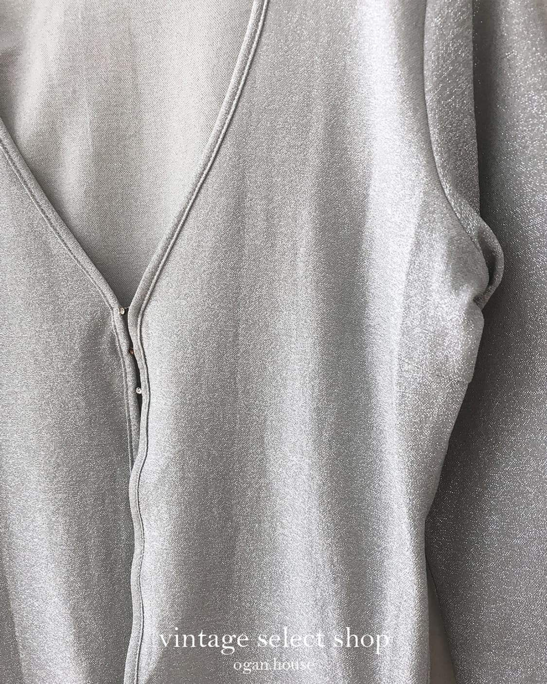vintage silver glitter cardigan 상품이미지2