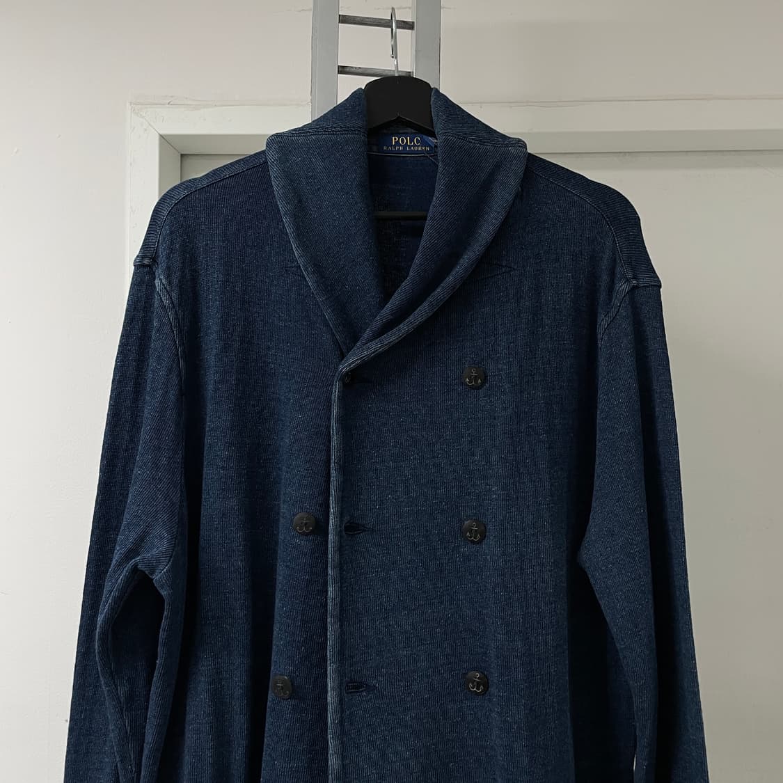 폴로 랄프로렌 숄카라 가디건 네이비 L 상품이미지2