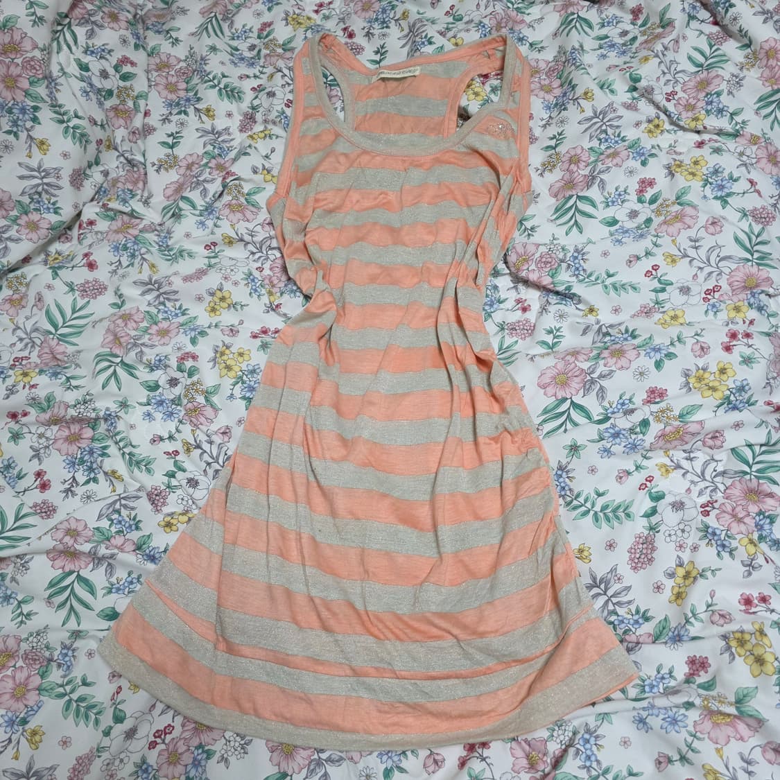 2만이상 구입시서비스**스트라이프 줄무늬 갸루모리걸st 롱슬리브리스원피스 상품이미지1