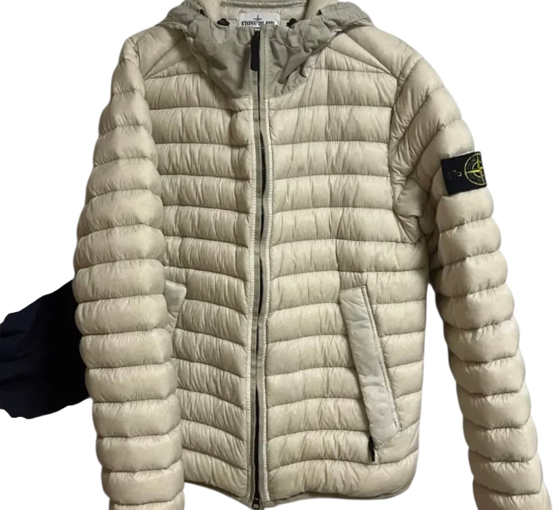 ​[정품] STONE ISLAND 가먼트 다이드 경량 패딩 Xl 상품이미지1