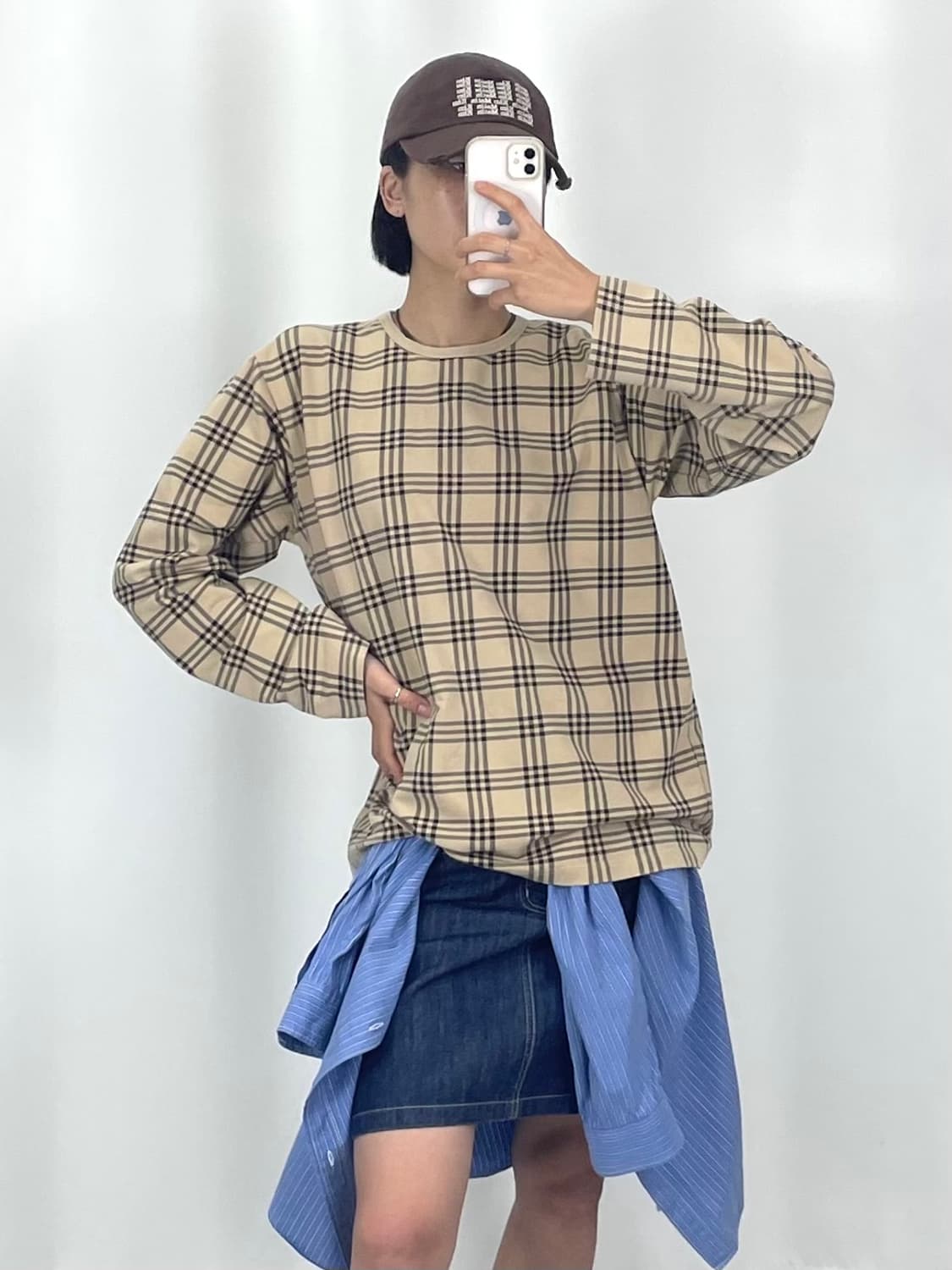  [XL]버버리 여성 노바체크 티셔츠  상품이미지1