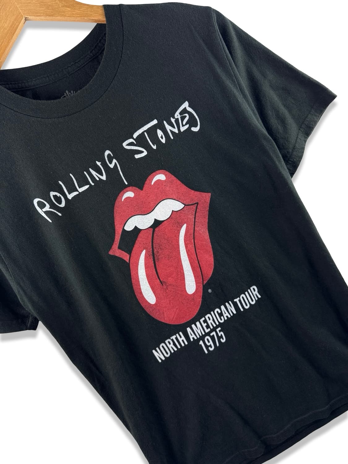 롤링스톤스 1975 북미투어 프린팅 밴드티셔츠2100 상품이미지4