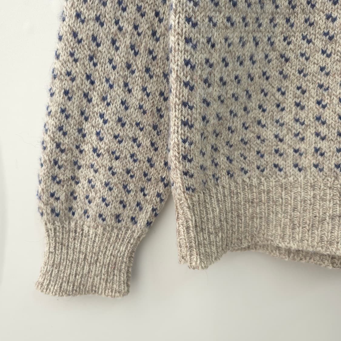 USA제 ALPS 알프스 버드아이 울니트 스웨터 상품이미지4