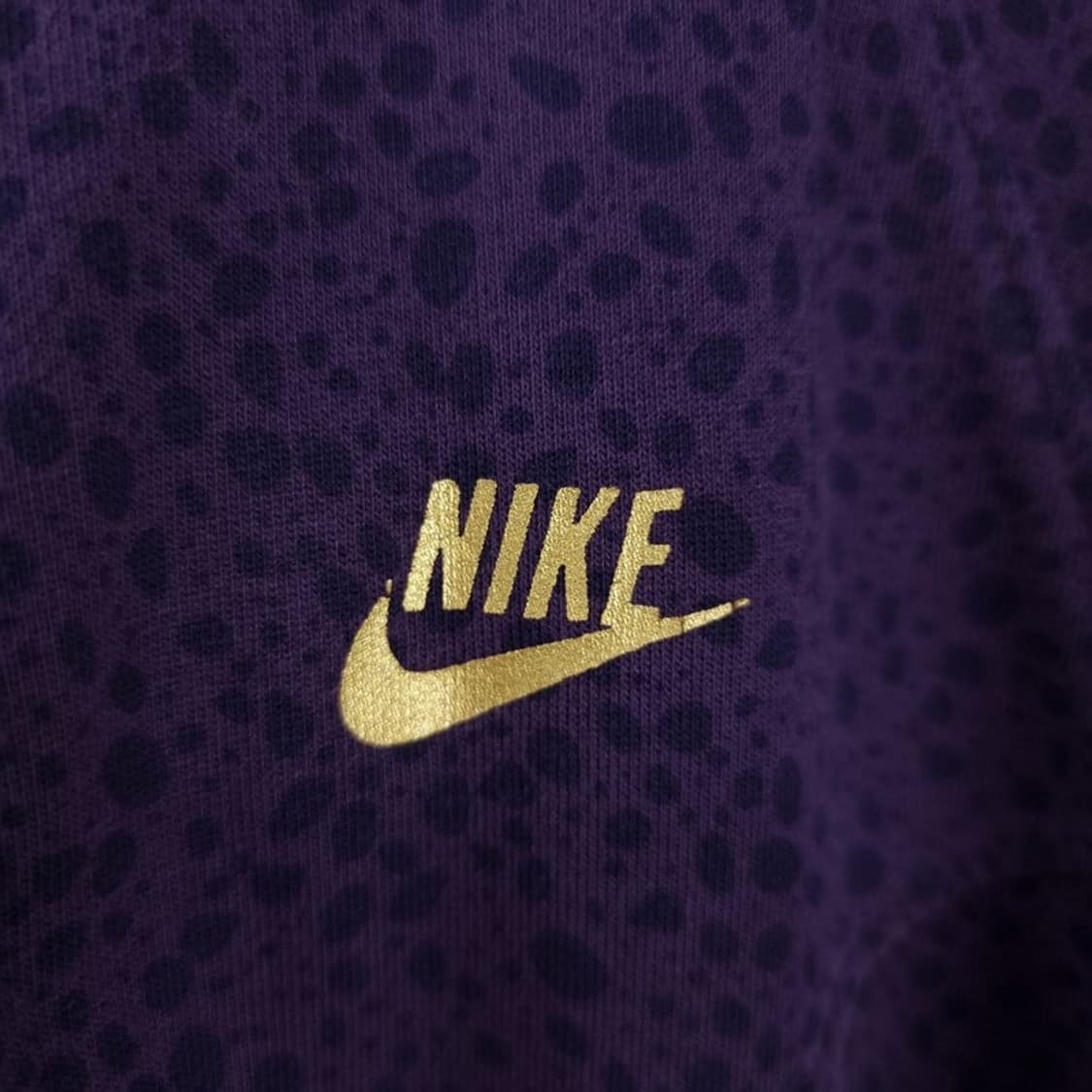 [나이키] 로고 프린팅 레오파드 패턴 후드 집업 퍼플 M20089 상품이미지6