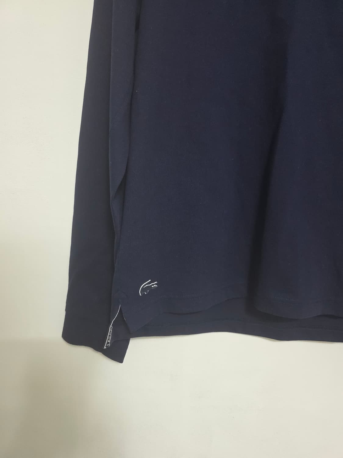라코스테 Lacoste 세일링 기어 긴팔 폴로 셔츠 네이비 XS (유니섹 상품이미지5