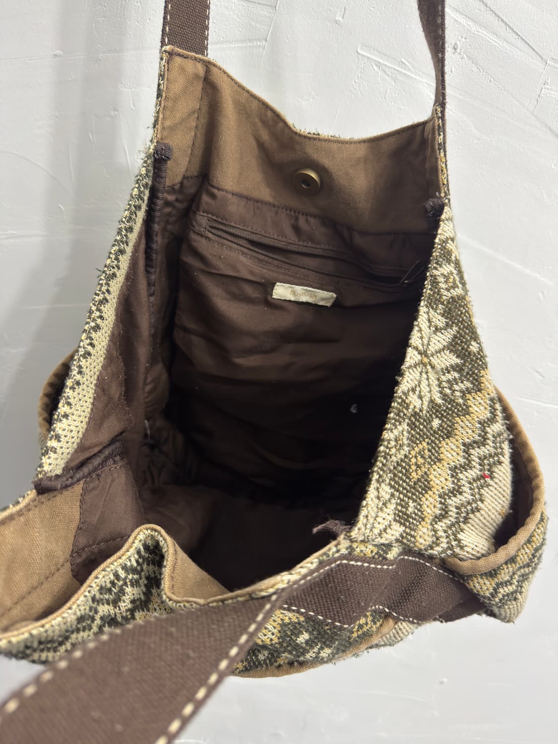 hush hush winter pattern bag 상품이미지5