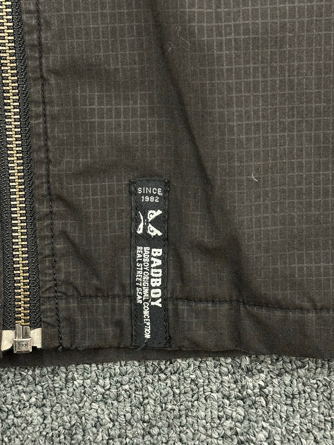 150)Bad Boy 빈티지 리플렉티브 멀티 포켓 블랙자켓 상품이미지6