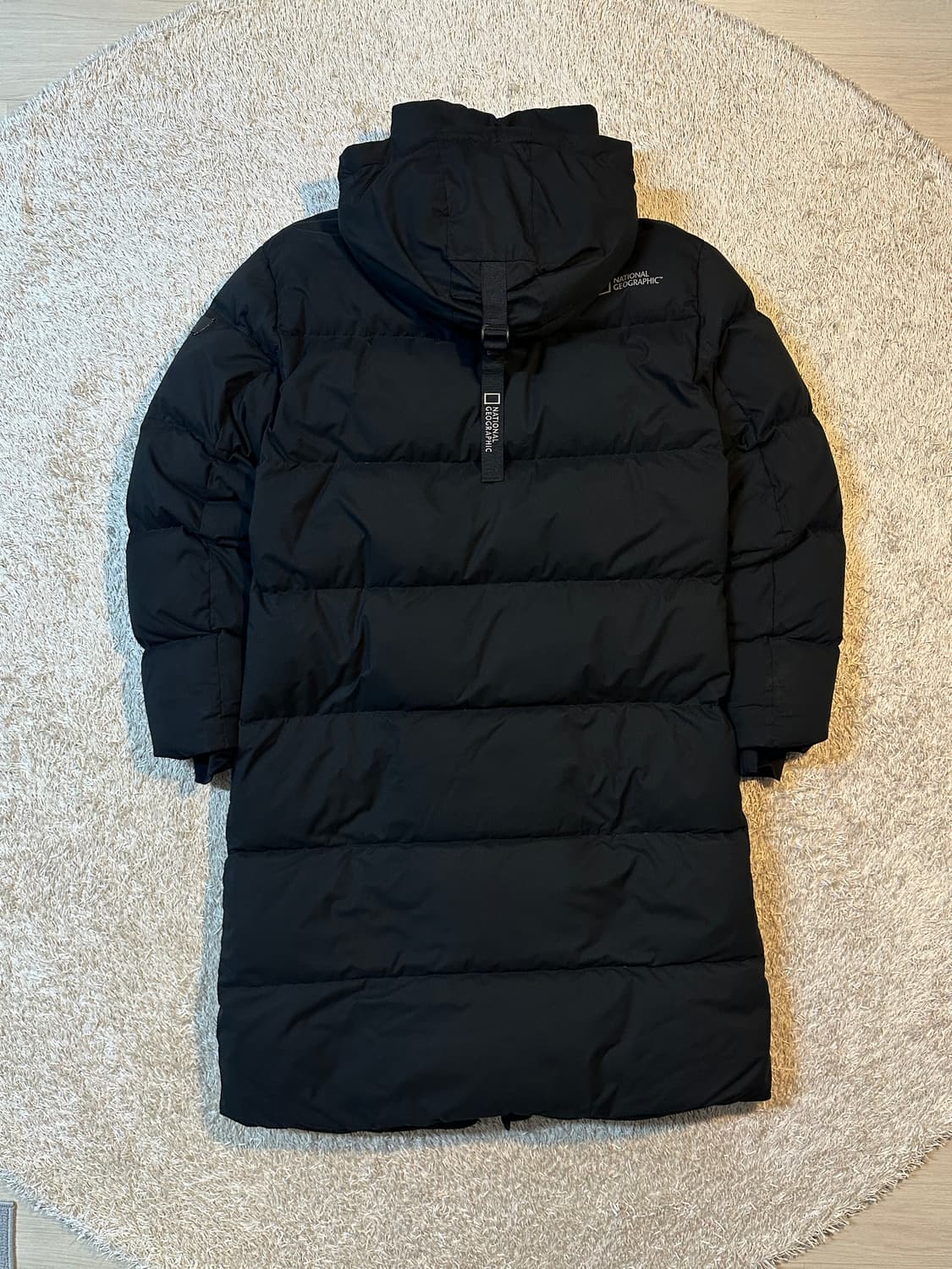내셔널지오그래픽 새턴 구스다운 롱패딩 블랙 상품이미지4