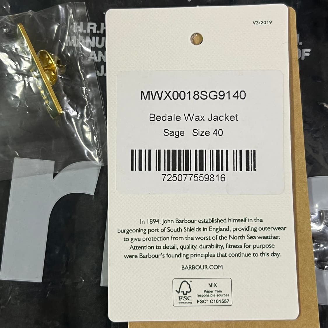 바버 barbour 비데일 40  상품이미지9