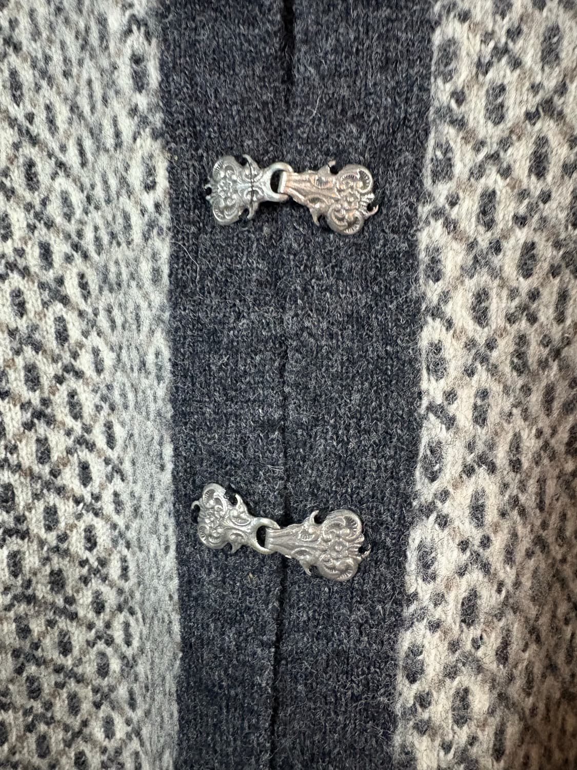 80’s LL Bean Norway birds eye Wool Knit 상품이미지4