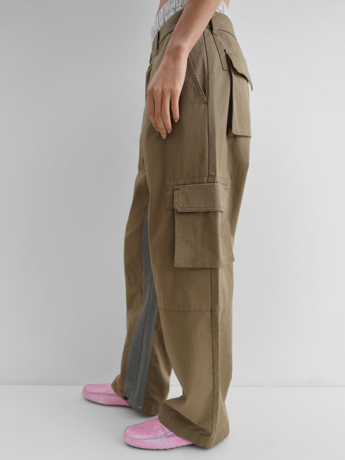 [40,42,44]기마구아스 Adam 카고 팬츠/베이지 그레이 상품이미지7