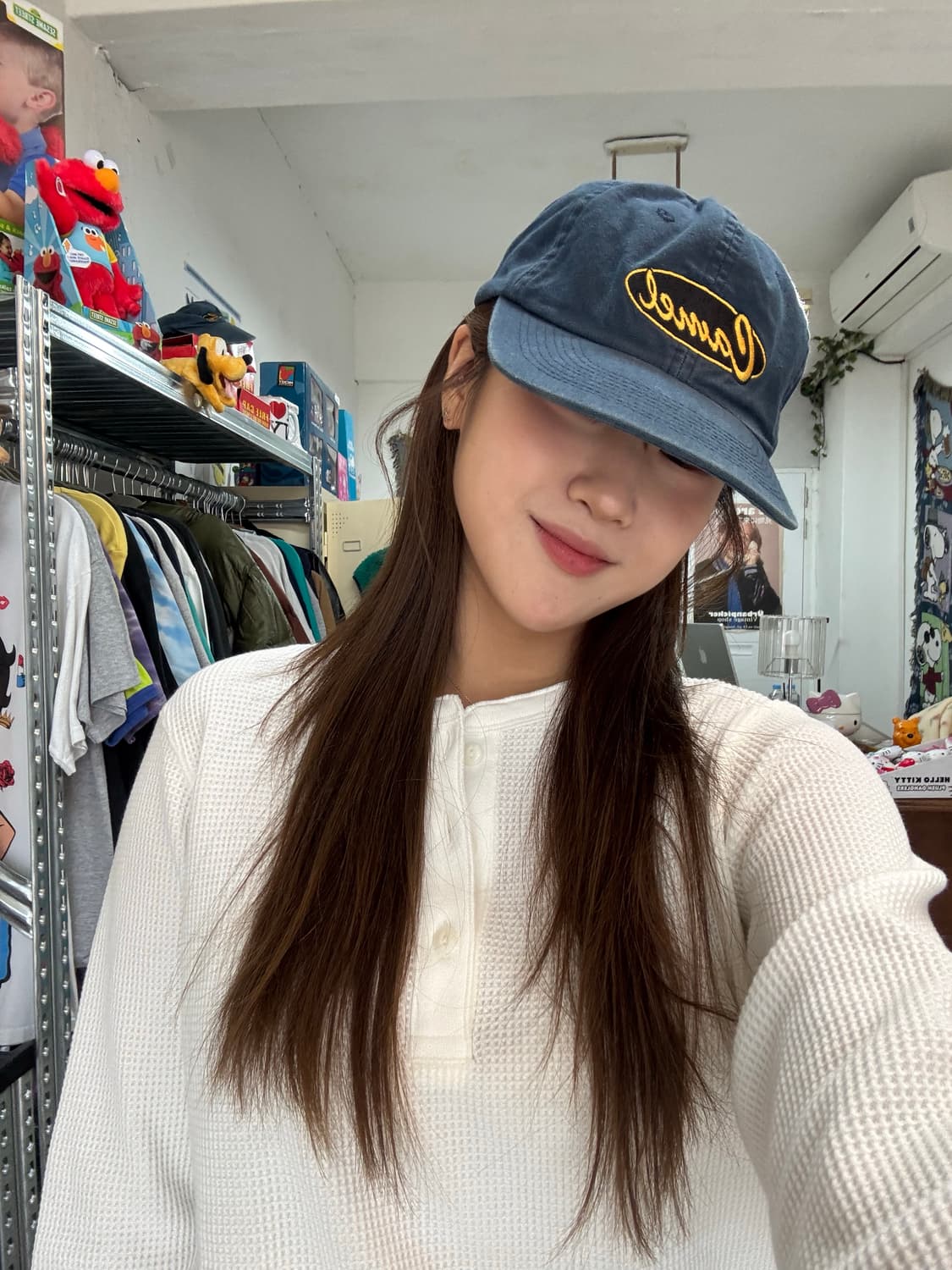 카멜 빈티지 캡 상품이미지2