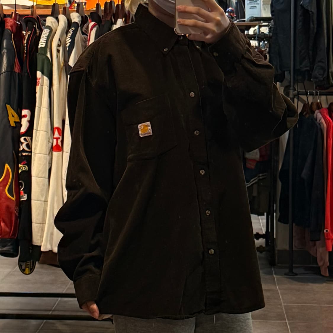 [NO.9] 칼하트 코듀로이 긴팔셔츠 상품이미지3