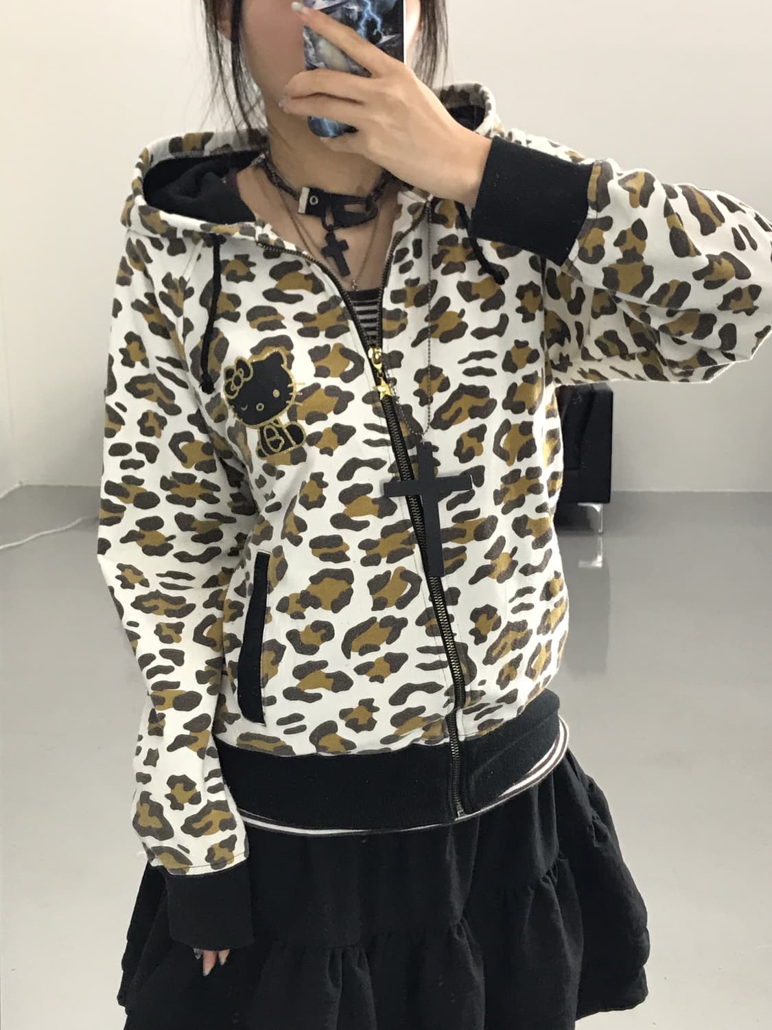 *Rare Hello Kitty Animal Zip Up Hoodies 상품이미지3