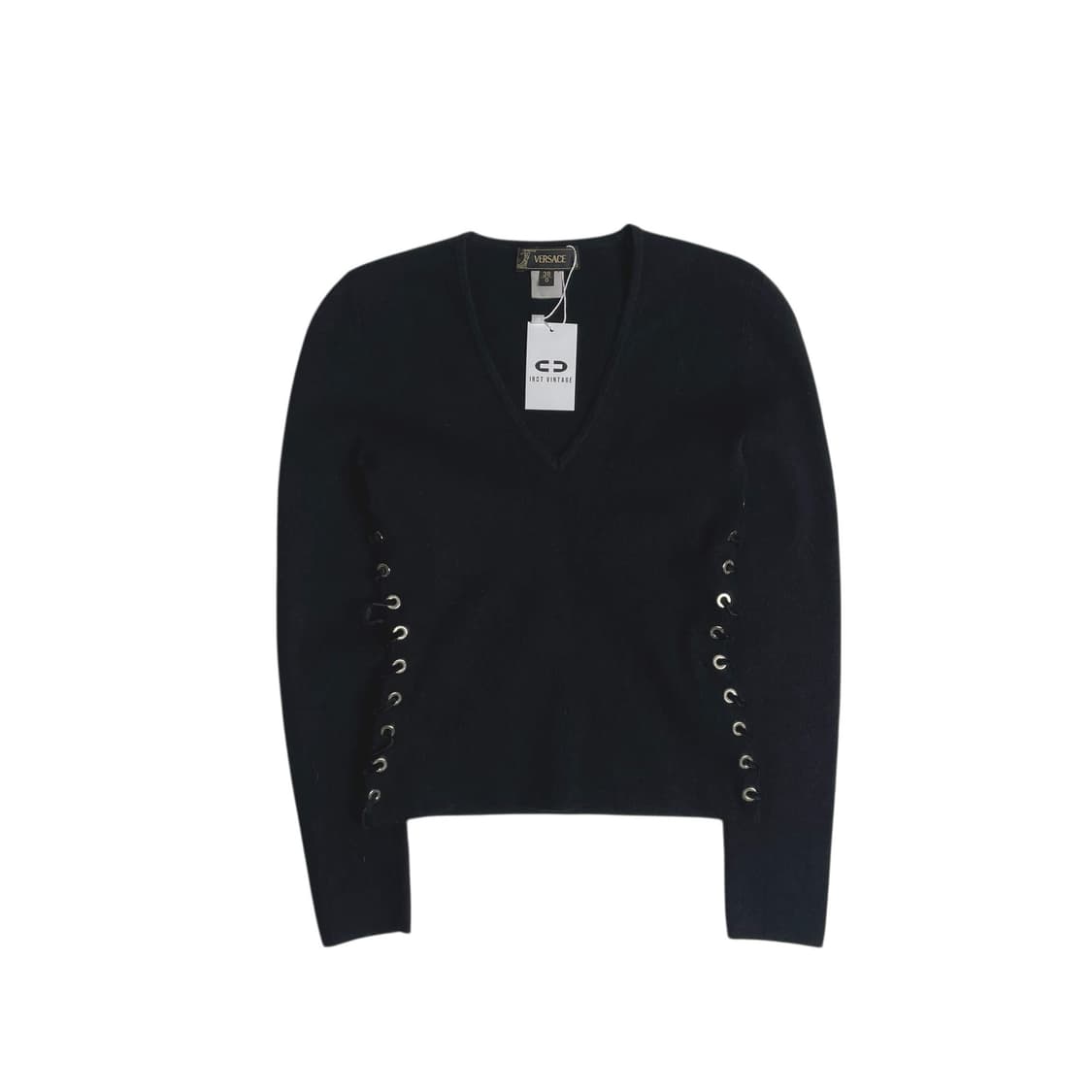 Versace 사이드 아일렛 앙고라 울 블렌드 니트 (italy)  상품이미지1