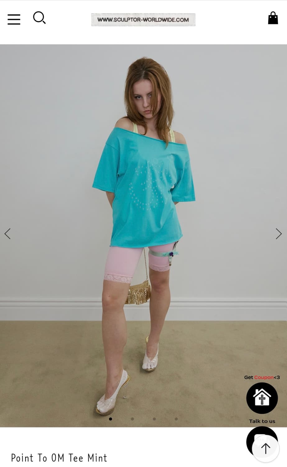 Sculptor Point To OM Tee Mint 상품이미지1